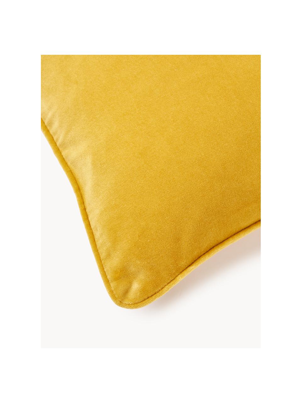 Housse de coussin en velours Dana, 100 % coton

Le matériau est certifié STANDARD 100 OEKO-TEX®, 21.HCN.84376, Hohenstein, Jaune soleil, larg. 40 x long. 40 cm