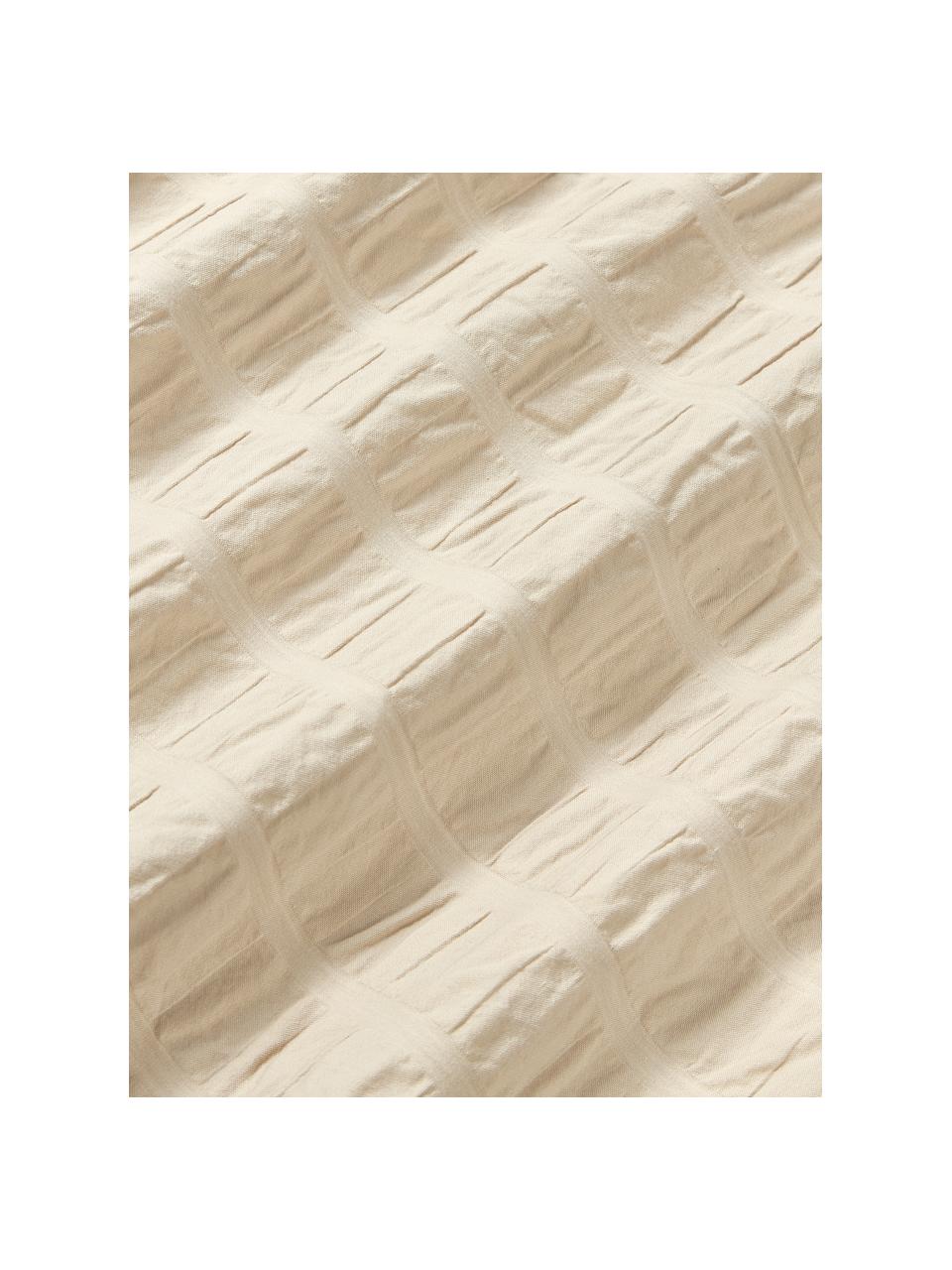 Funda nórdica de sirsaca Esme, Parte superior: sirsaca Densidad de hilo , Reverso: Renforcé Densidad de hilo, Beige claro, Cama 90 (An 155 x L 220)