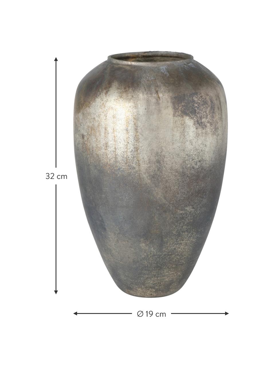Vase en verre Vexo, Brun antique