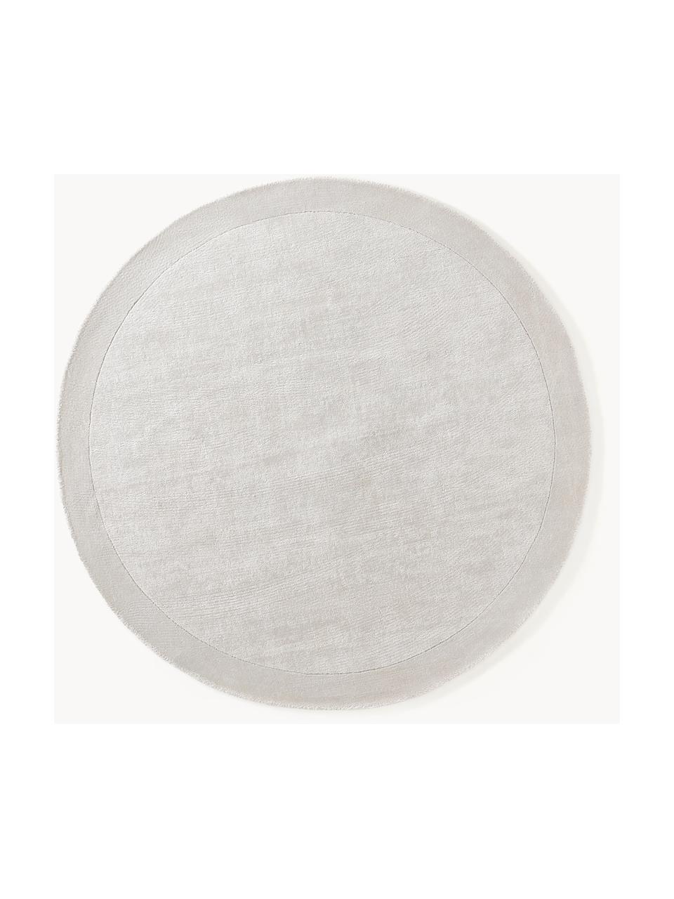 Tapis rond à poils ras Kari, 100 % polyester, certifié GRS, Tons gris, Ø 150 cm (taille M)