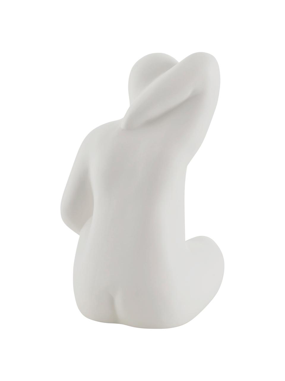 Figura decorativa de cerámica Li, Cerámica, Blanco, An 17 x Al 26 cm