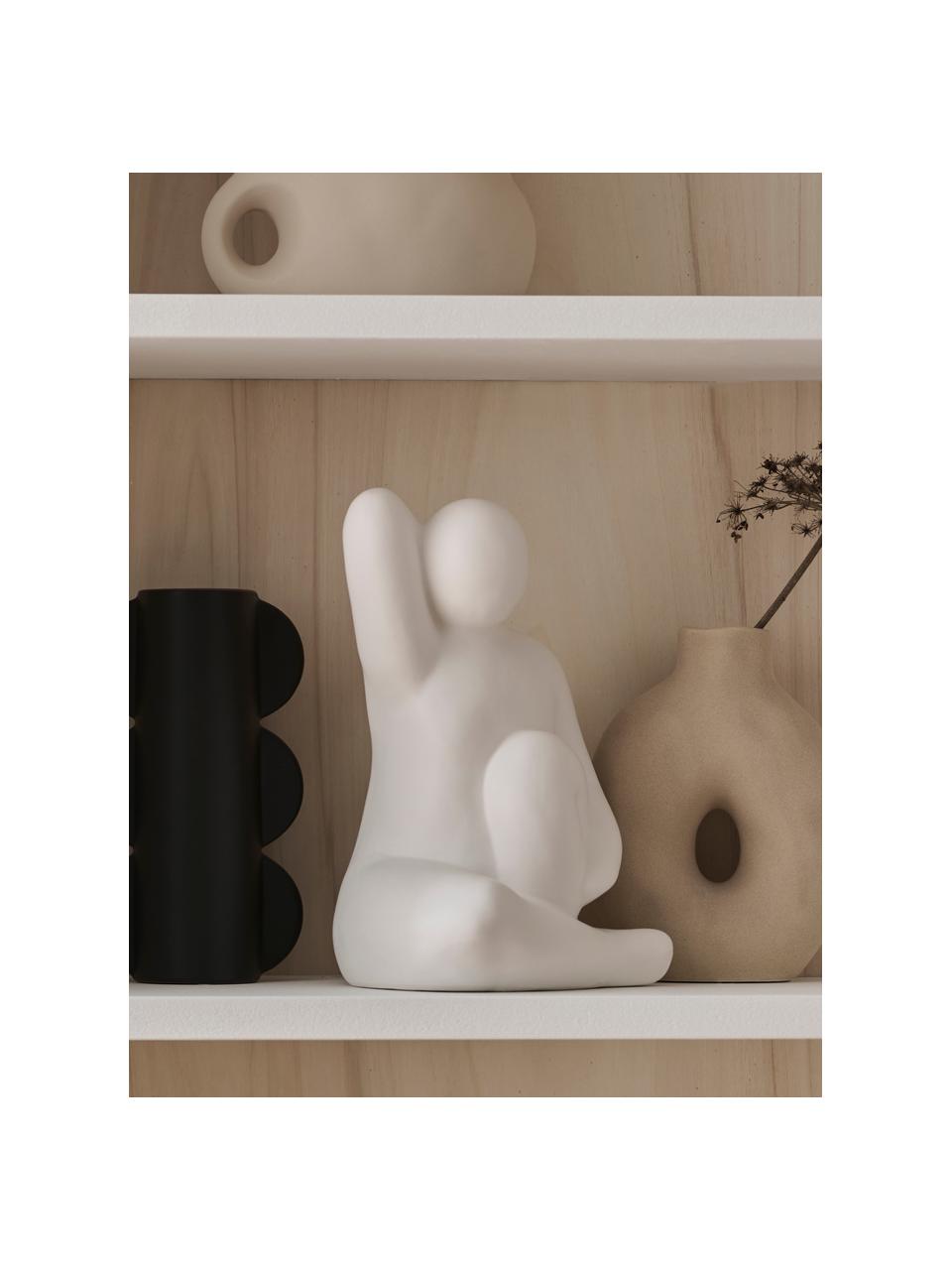 Figura decorativa de cerámica Li, Cerámica, Blanco, An 17 x Al 26 cm