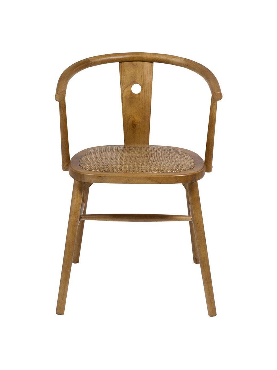 Sedia in legno Curve, Legno, Marrone, Larg. 52 x Alt. 41 cm