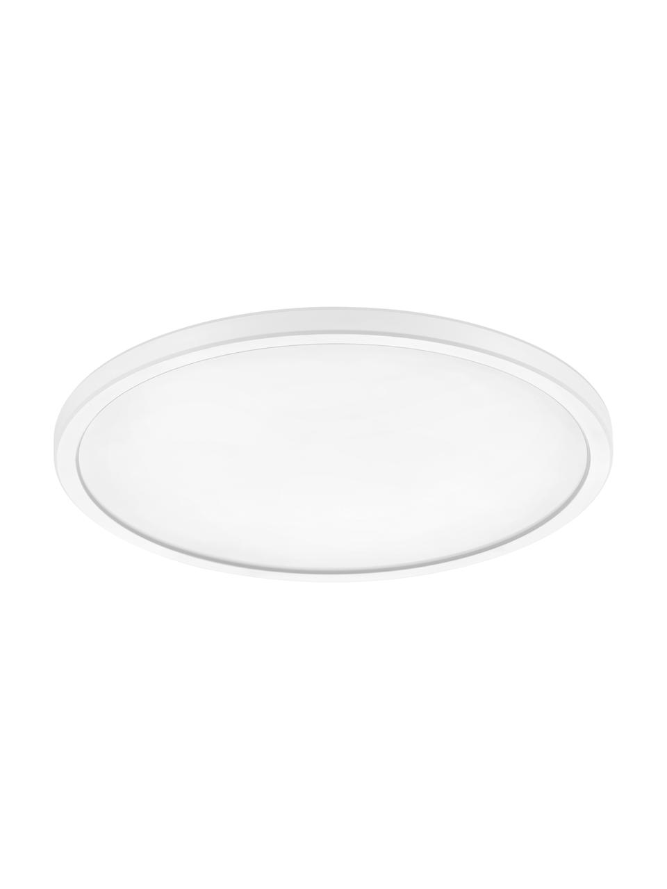 Petit plafonnier LED à intensité lumineuse variable Oja, Blanc, Ø 29 x haut. 2 cm