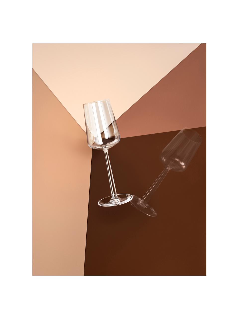 Witte wijnglazen Essence, 2 stuks, Glas, Transparant, Ø 6 x H 23 cm, 330 ml