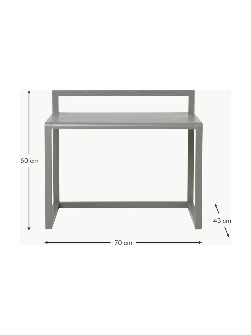 Bureau en bois pour enfant Little Architect, Bois de frêne, placage en frêne, MDF

Ce produit est fabriqué à partir de bois certifié FSC® issu d'une exploitation durable, Gris, larg. 70 x prof. 45 cm