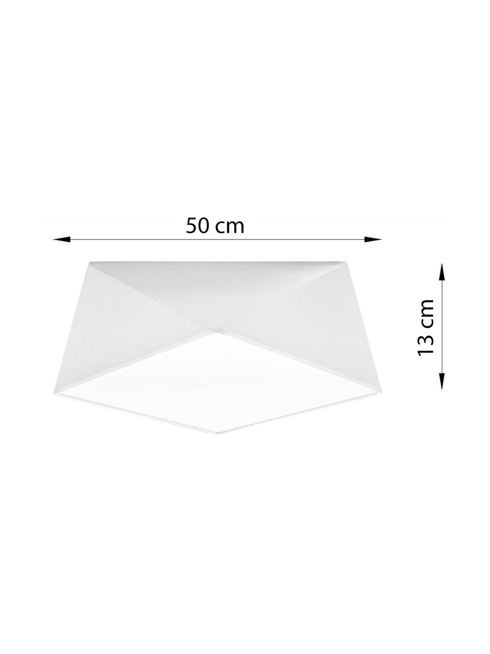 Deckenleuchte Clarity, Kunststoff (PVC), Weiß, Ø 35 x H 15 cm
