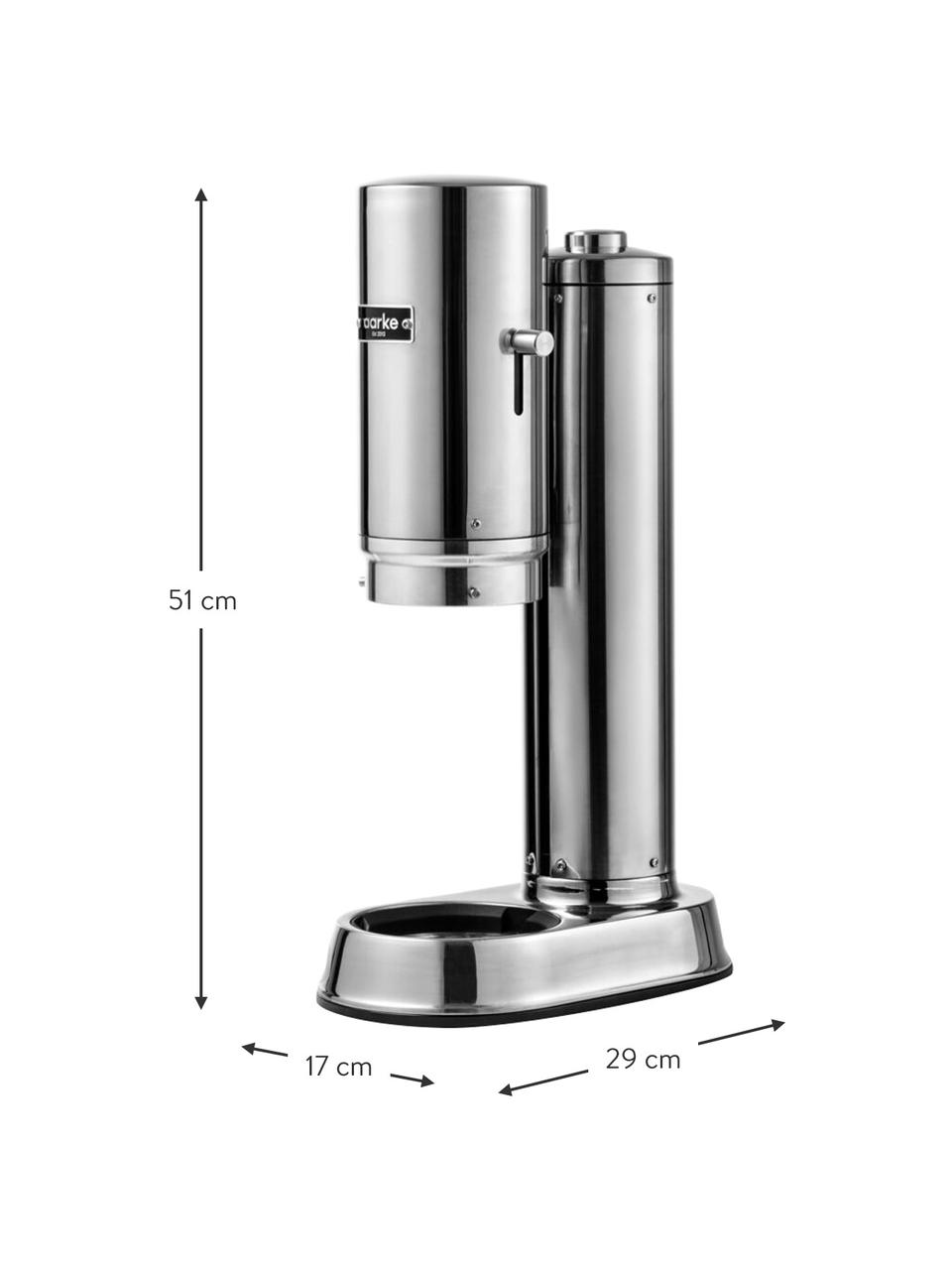 Saturator do wody Carbonator Pro, Odcienie srebrnego, błyszczący, Komplet z różnymi rozmiarami