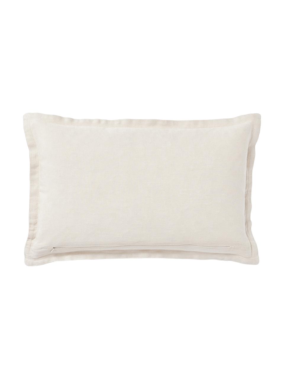 Housse de coussin en lin avec ourlet Jaylin, 100 % pur lin

Le lin est naturellement doté d'un toucher plutôt rugueux et d'un aspect froissé. Sa robustesse le rend résistant à l'abrasion et à l'usure

Le matériau est certifié STANDARD 100 OEKO-TEX®, 6760CIT, CITEVE, Beige, larg. 30 x long. 50 cm