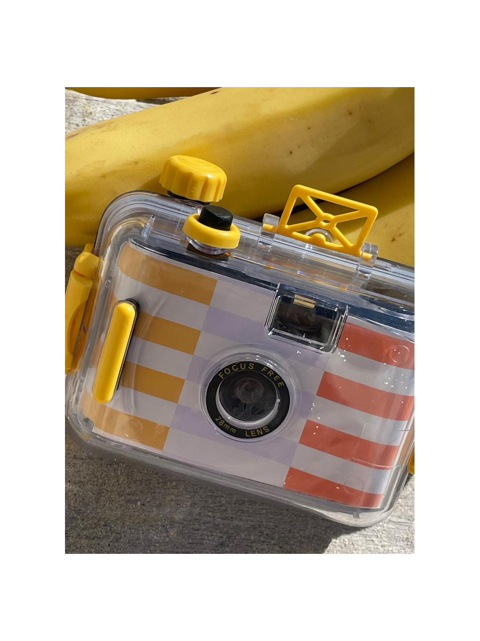 Fotocamera subacquea con custodia impermeabile Rio Sun, Plastica ABS, Bianco latte, pesca, giallo acceso, Larg. 15 x Alt. 11 cm