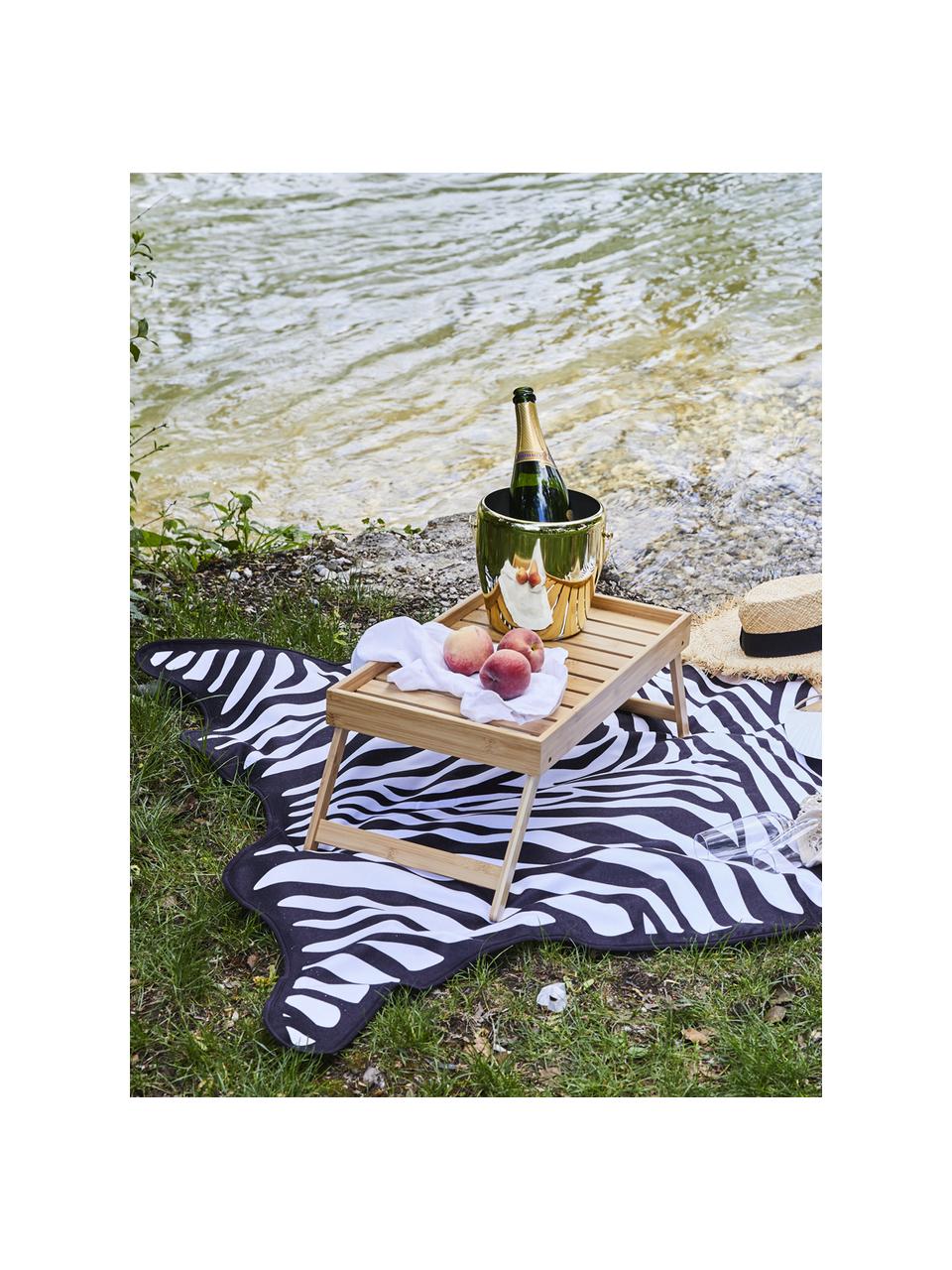 Strandtuch Wildhorse mit Zebra Print, 55% Polyester, 45% Baumwolle
Sehr leichte Qualität 340 g/m², Schwarz, Weiss, 112 x 150 cm