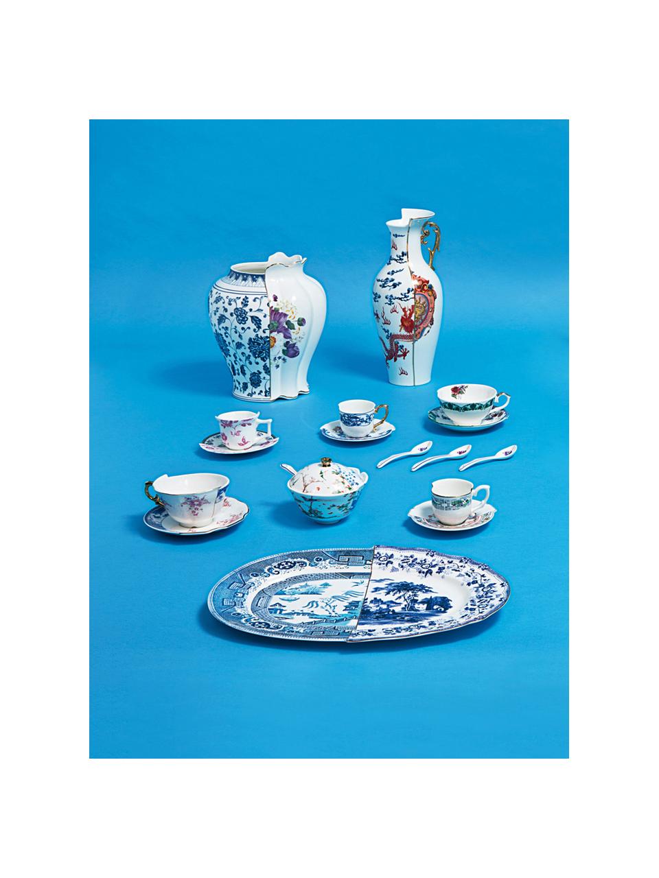 Ručne vyrobená čajová  kanvica Hybrid, 800 ml, Čínsky porcelán, Viacfarebná, Ø 15 x V 13 cm