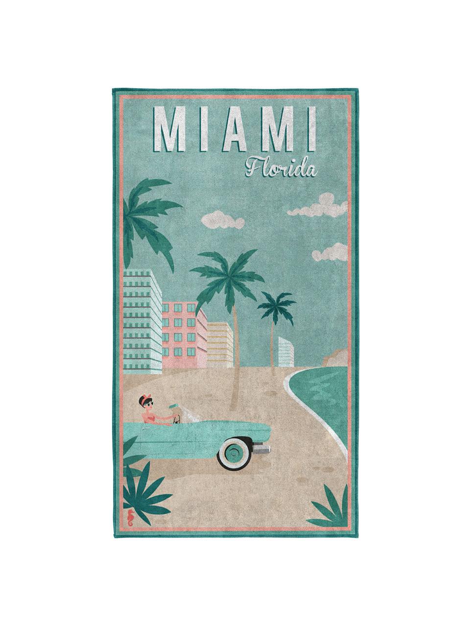 Plážová osuška Miami, Miami, Š 90 x D 170 cm