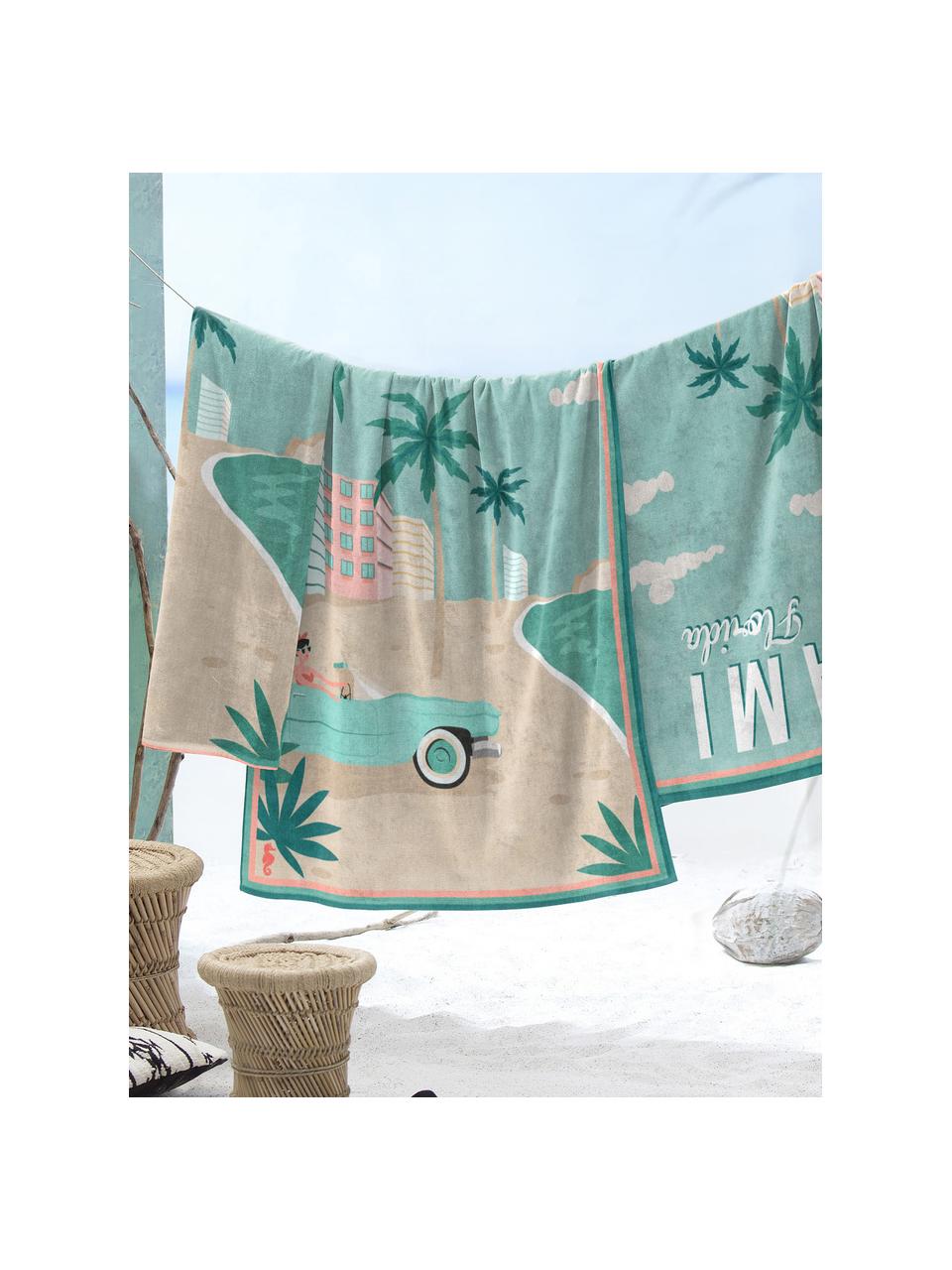 Ręcznik plażowy Miami, Miami, S 90 x D 170 cm