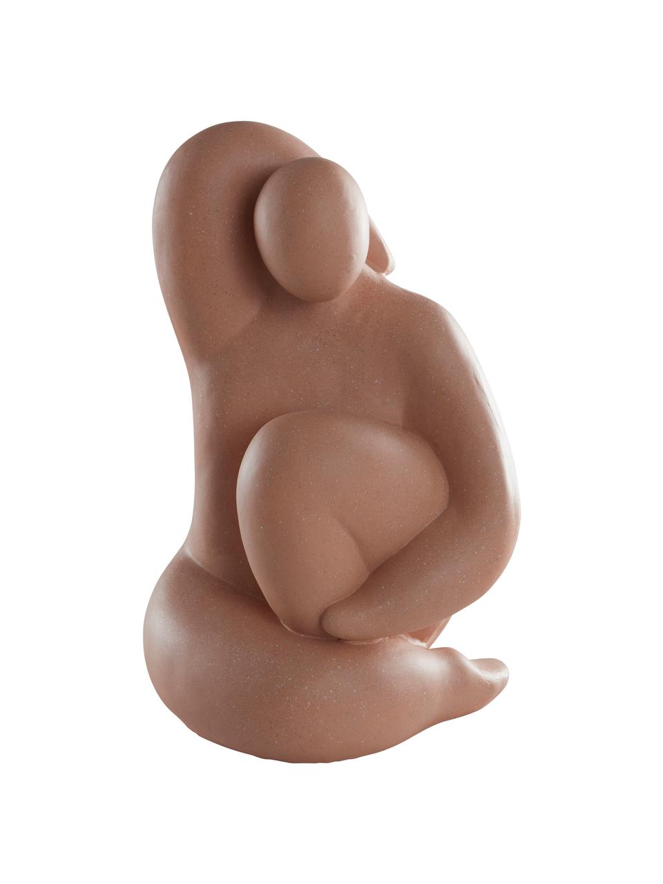 Figura decorativa grande Human, Plástico, Marrón, An 35 x Al 53 cm