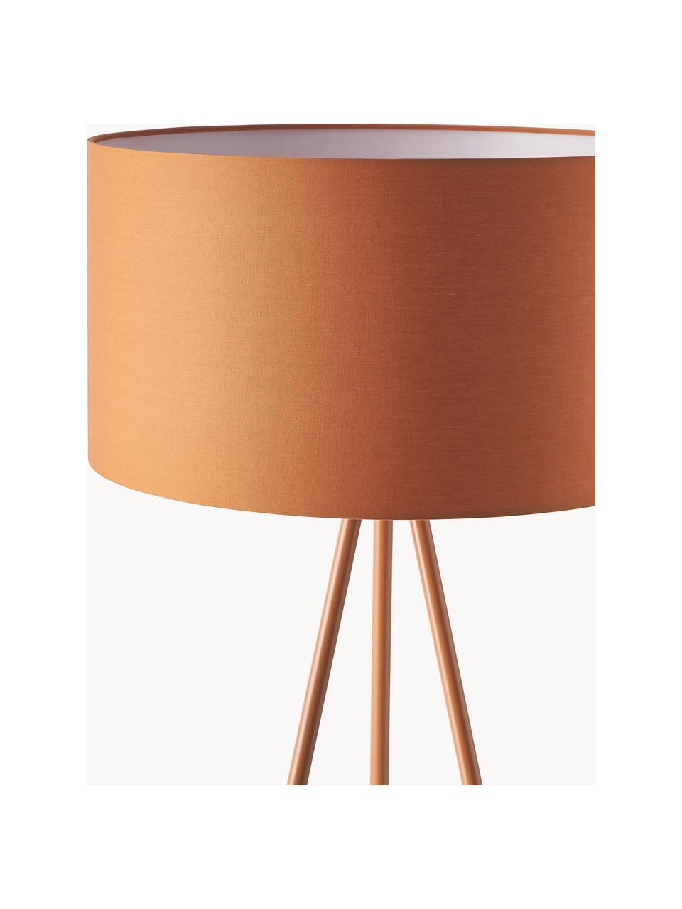 Lampadaire trépied scandi Cella, Terracotta, haut. 154 cm