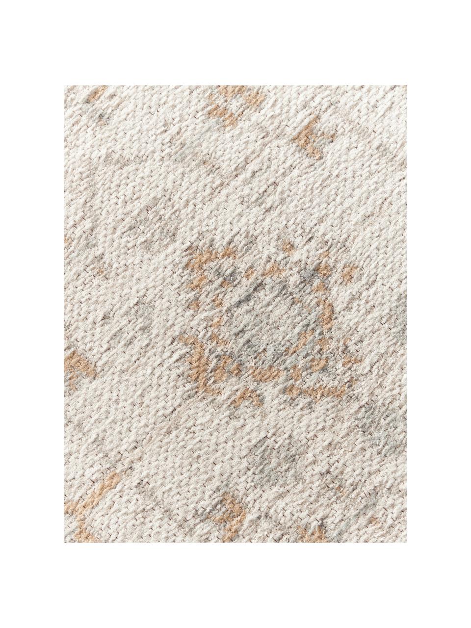 Tappeto in ciniglia tessuto a mano Loire, Retro: 100% cotone, Tonalità beige, Larg. 200 x Lung. 300 cm (taglia L)