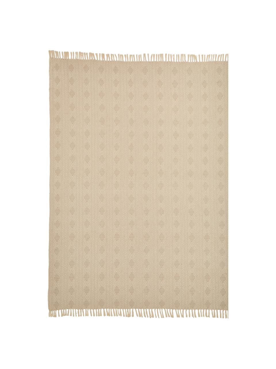 Colcha Chicago, Algodón, Beige, marfil, An 240 x L 260 cm