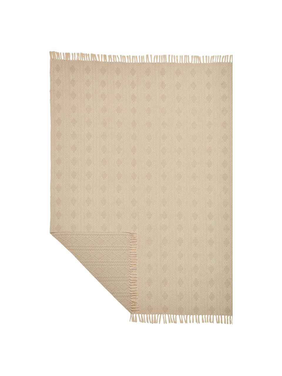 Colcha Chicago, Algodón, Beige, marfil, An 240 x L 260 cm