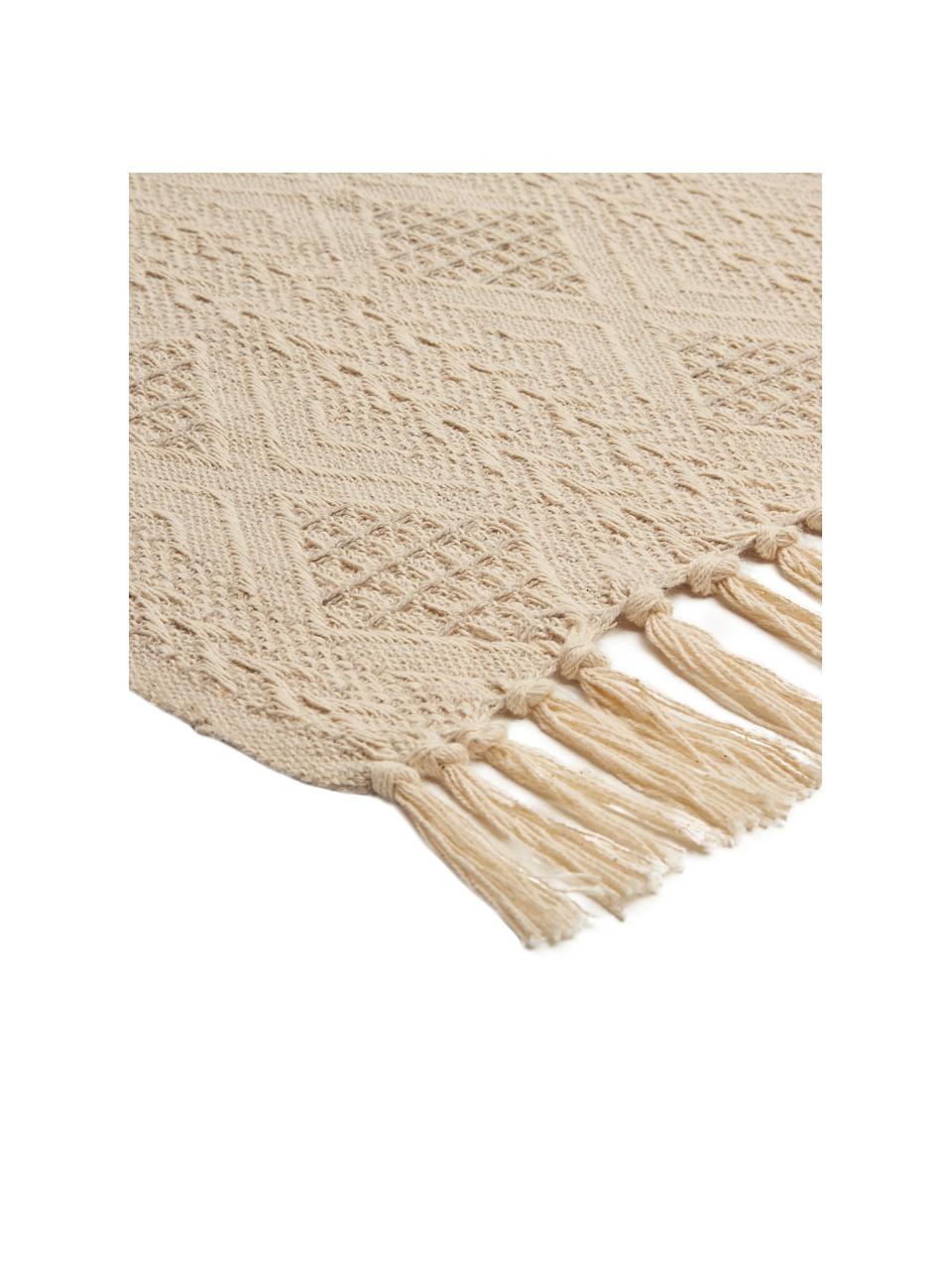 Colcha Chicago, Algodón, Beige, marfil, An 240 x L 260 cm