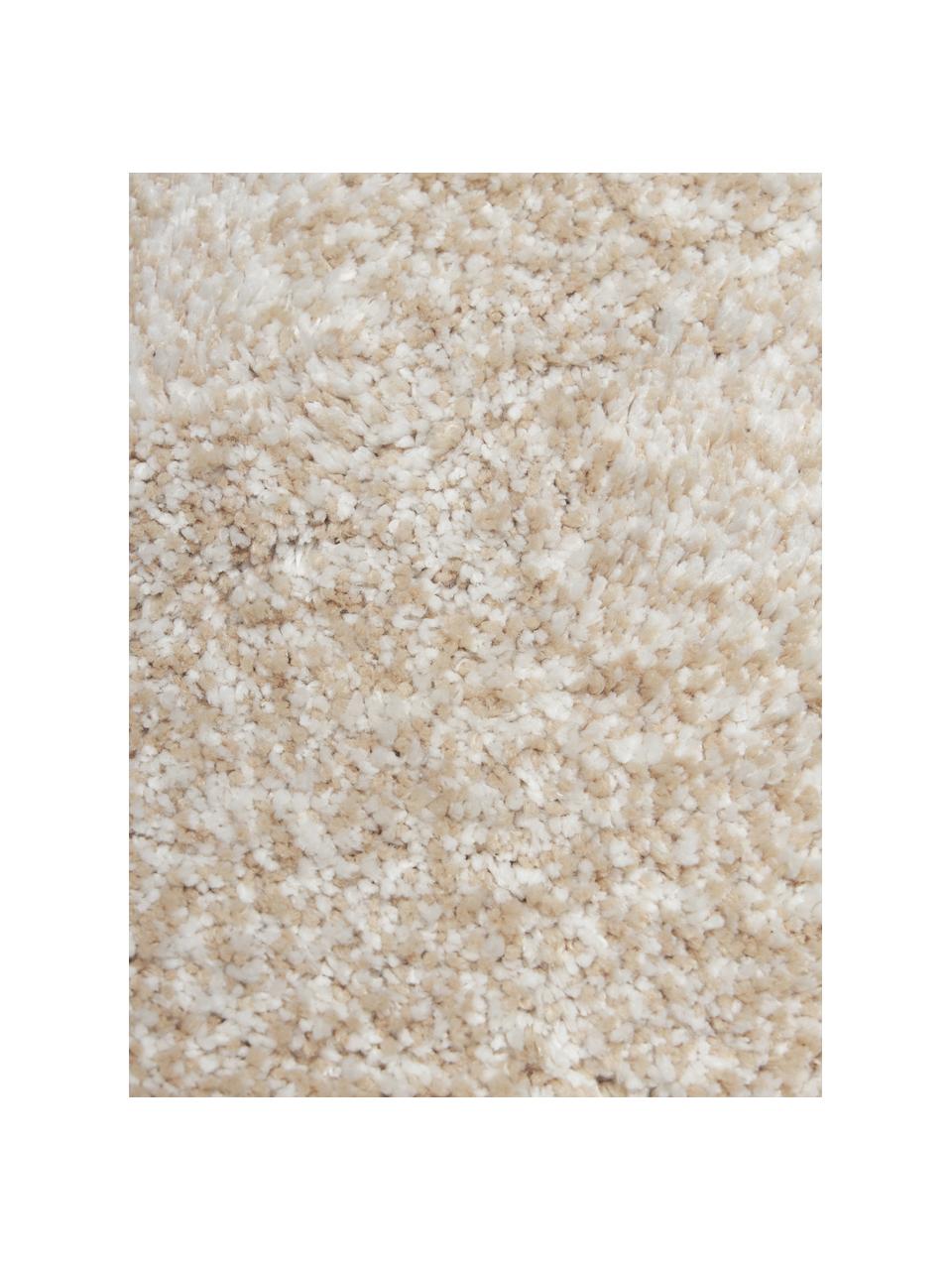 Okrúhly koberec s vysokým vlasom Marsha, Béžová, krémovobiela, Š Ø 120 cm (veľkosť S)