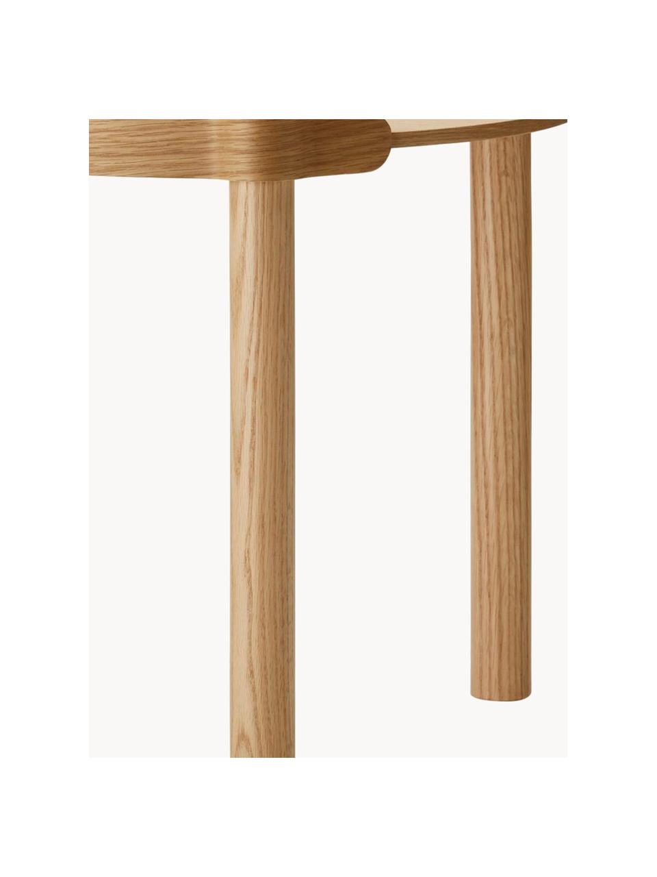 Runder Beistelltisch Woody aus Eichenholz, Eichenholz

Dieses Produkt wird aus nachhaltig gewonnenem, FSC®-zertifiziertem Holz gefertigt., Eichenholz, Ø 45 x H 44 cm
