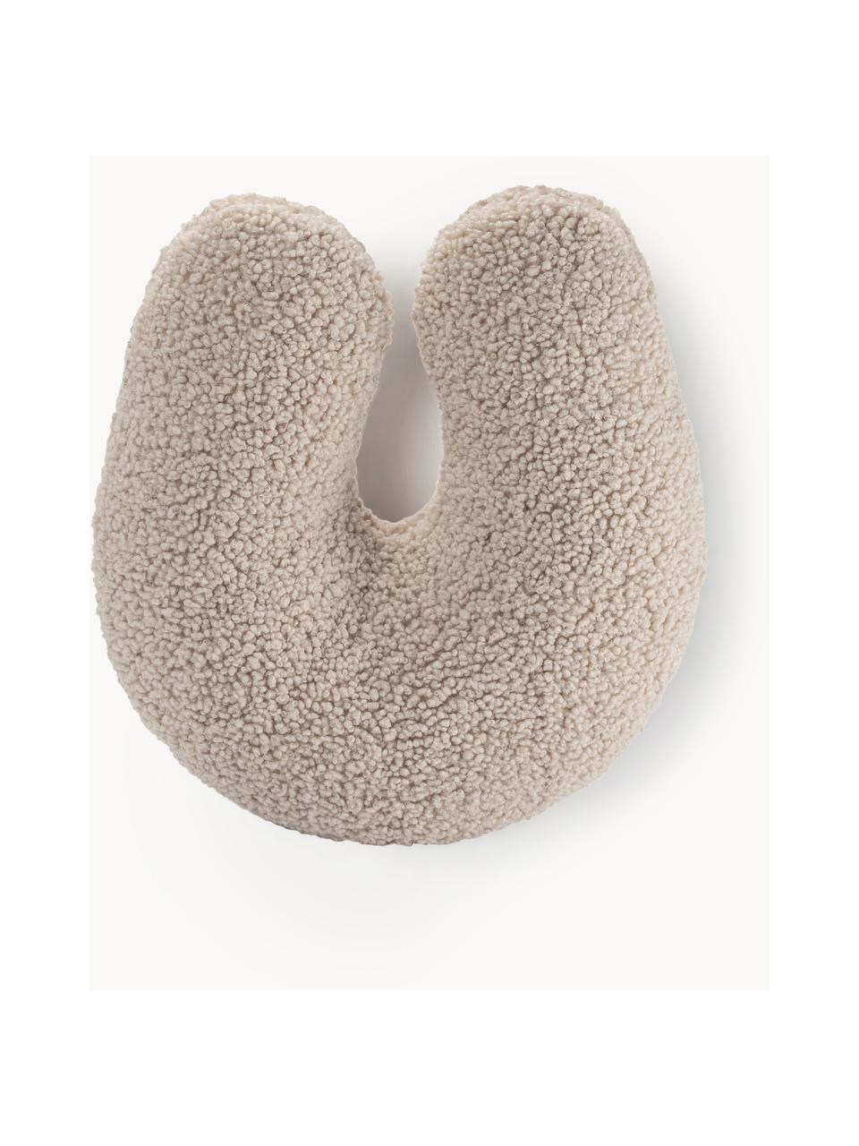 Coussin en peluche U Arch, Beige clair, larg. 38 x long. 42 cm