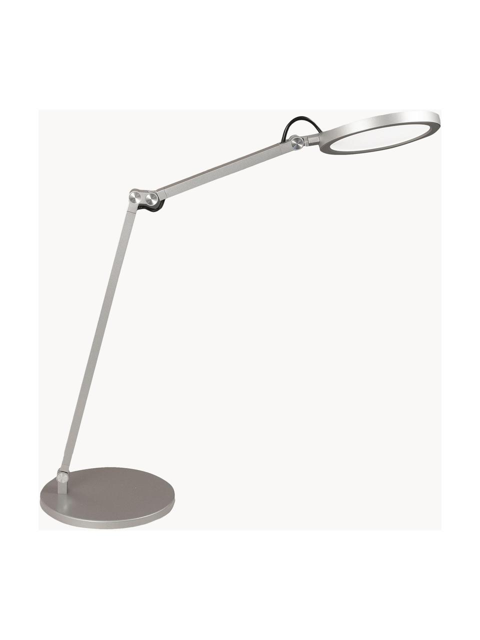 Grande lampe de bureau LED design Regina, Couleur argentée, larg. 52 x haut. 80 cm