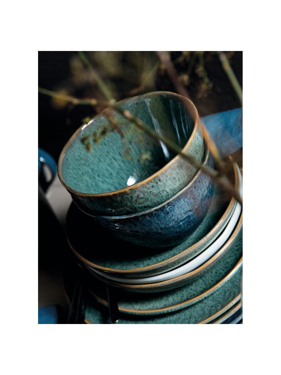 Miseczka Matera, 6 szt., Ceramika, Zielony, Ø 15 x W 10 cm