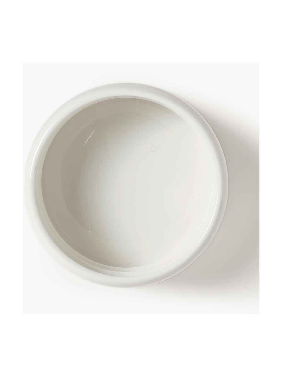 Cuencos de porcelana Maira, 3 uds., Cerámica, Blanco, Ø 12 x Al 5 cm