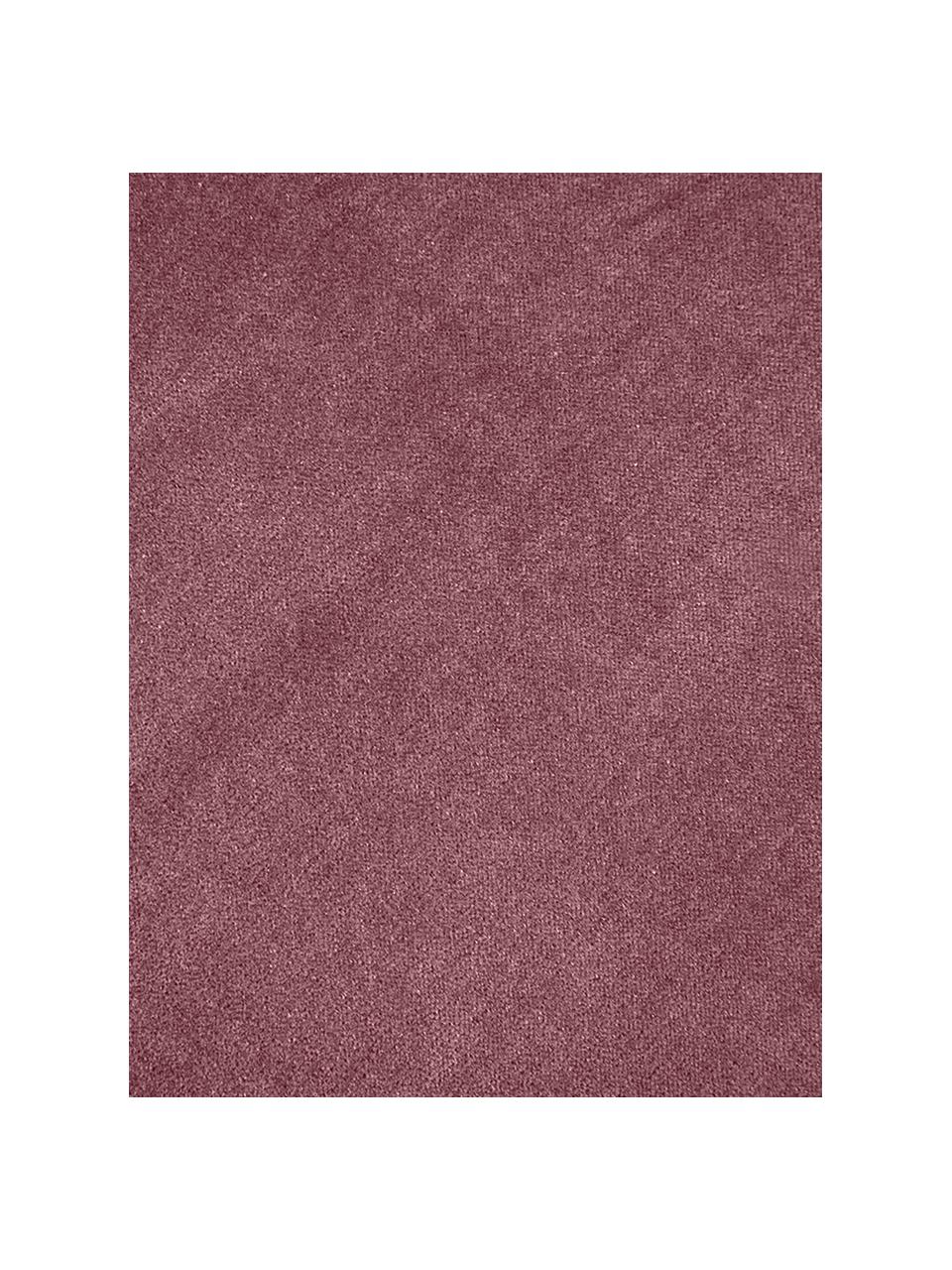 Sametový povlak na polštář Dana, 100% bavlněný samet, Starorůžová, Š 40 cm, D 40 cm