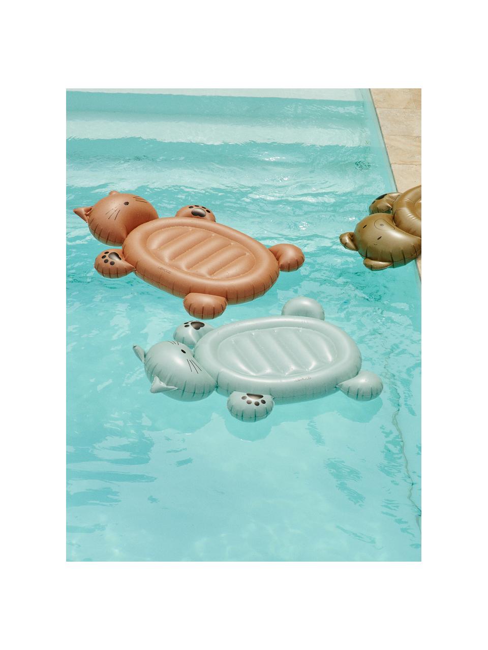 Animal flottant Cody, 100 % plastique (PVC), Turquoise, noir, larg. 134 x prof. 98 cm