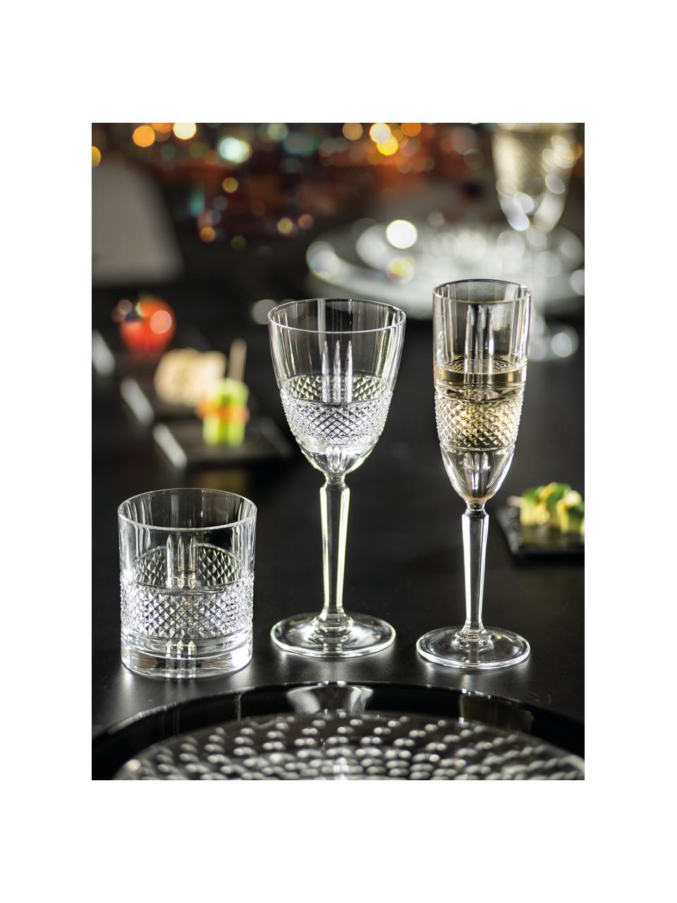 Bicchieri da vino in cristallo Brillante 6 pz, Cristallo, Trasparente, Ø 9 x Alt. 21 cm, 300 ml
