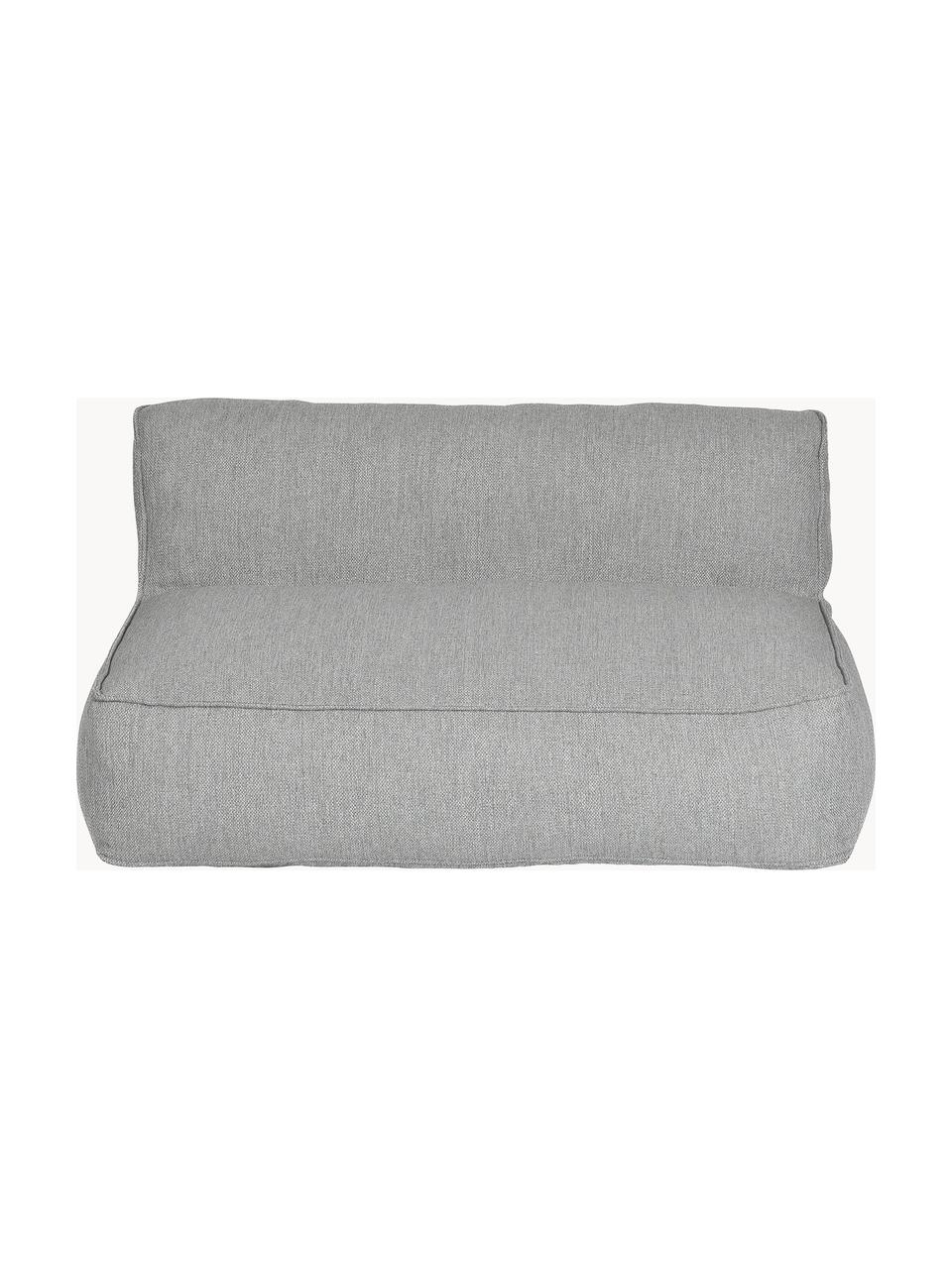 Zewnętrzna sofa wypoczynkowa Grow (2-osobowa), Tapicerka: 100% poliester odporny na, Jasnoszara tkanina, S 130 x G 95 cm