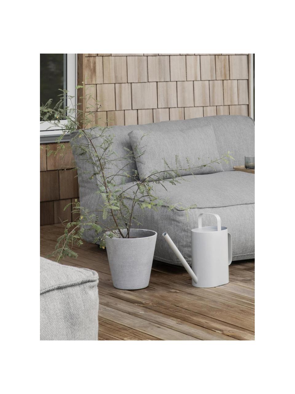 Canapé lounge d'extérieur Grow (2 places), Tissu gris clair, larg. 130 x prof. 95 cm