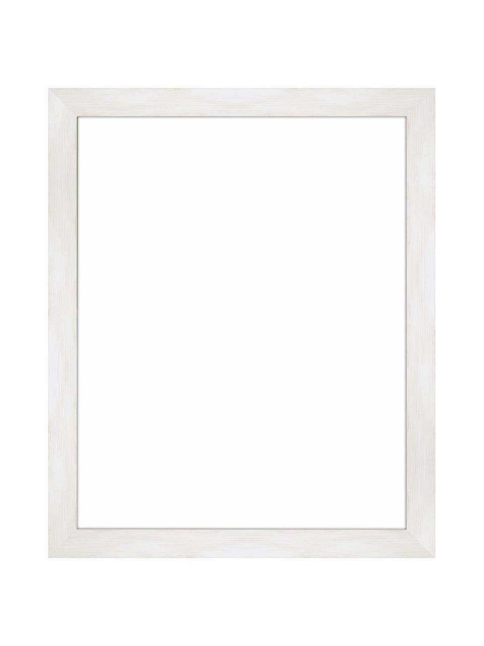 Cornice bianca in legno Magic, Cornice: legno di pino Monterey, v, Retro: Pannello di fibra a media, Bianco, 24 x 30 cm