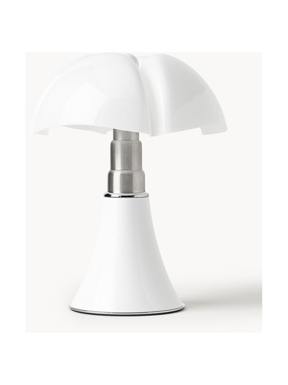 Lampe à poser LED mobile Pipistrello, intensité lumineuse variable, Blanc, haute brillance, Ø 27 x haut. 35 cm