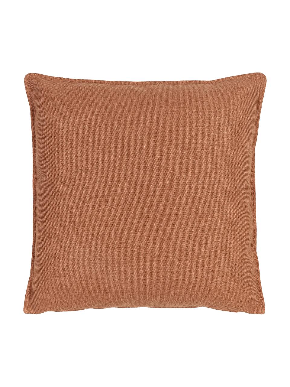 Sofa-Kissen Lennon in Nougat, Bezug: 100% Polyester, Webstoff Nougat, B 60 x L 60 cm