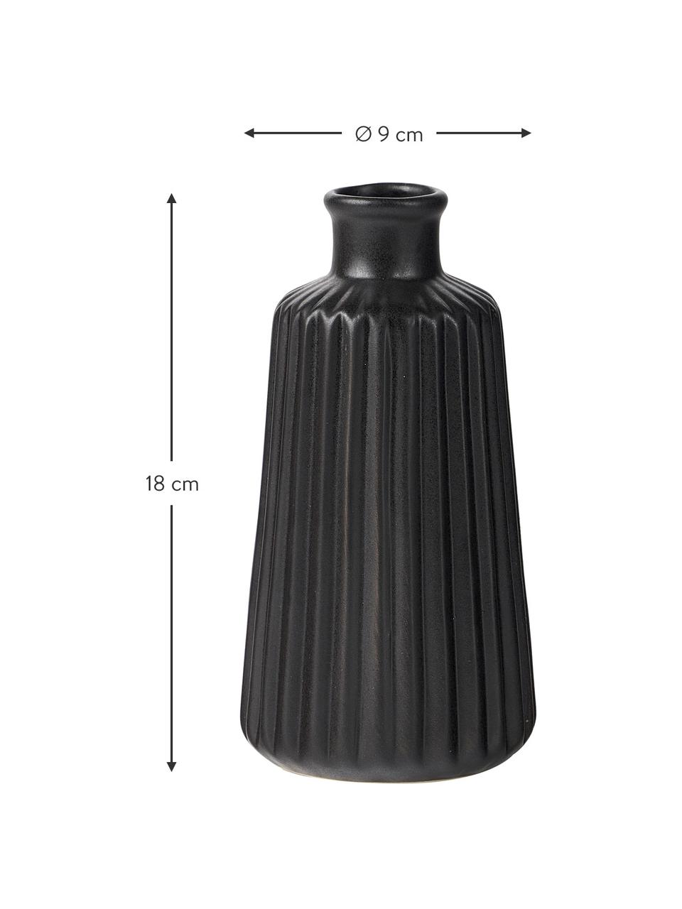 Lot de vases avec relief rainuré Esko, 2 élém. Westwing