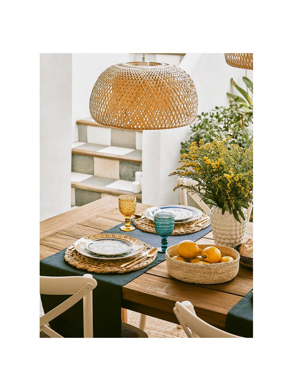 Mesa de comedor de madera maciza de teca Bois, Madera de teca maciza sin tratar, Teca, An 180 x F 90 cm