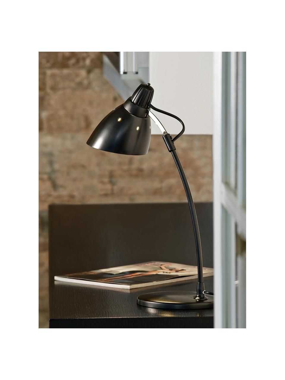 Lámpara de mesa Top Desc, Plástico, metal, Negro, An 15 x Al 47 cm