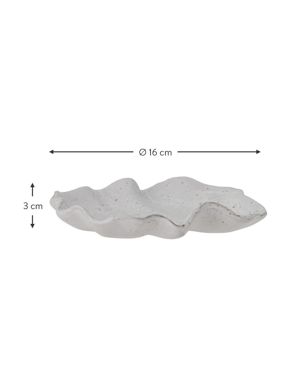 Dekorativní mísa z kameniny Shea, Kamenina, Bílá, Ø 16 cm, V 3 cm