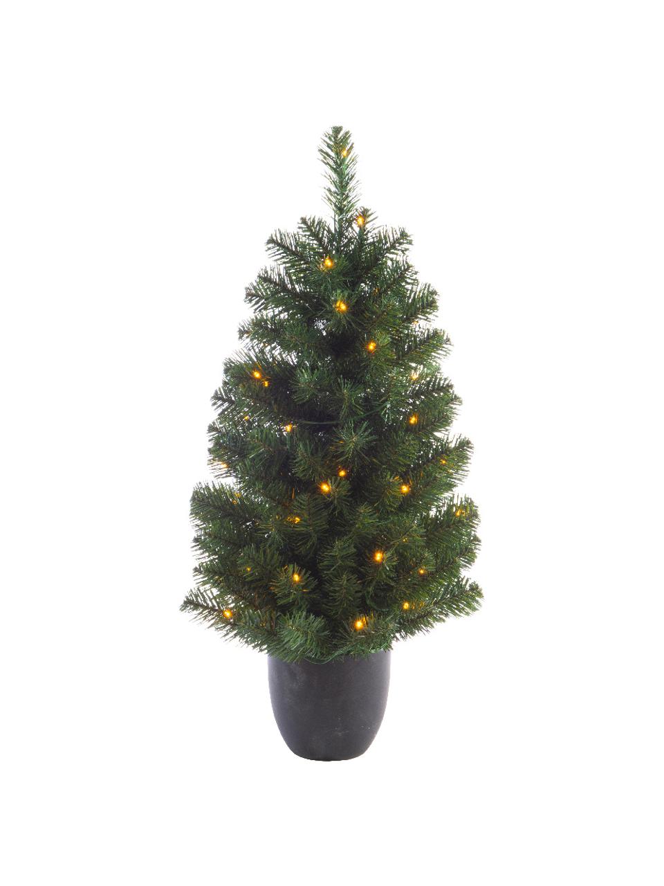 Décorations de Noël LED à piles Imperial, 4 élém., Plastique (PVC), Vert, Lot de différentes tailles