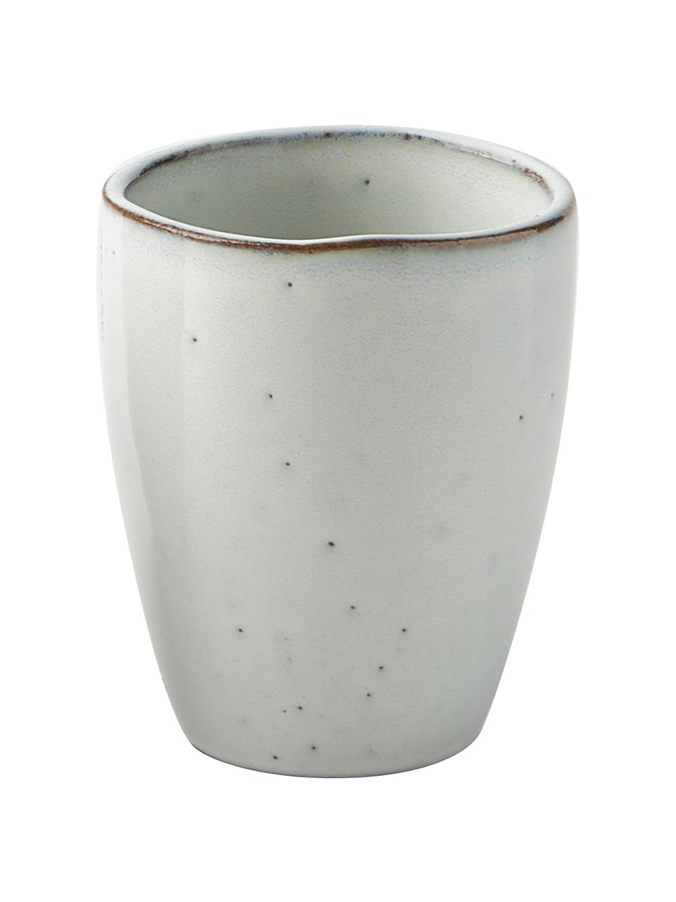 Tazza senza manico fatta a mano Nordic Sand 6 pz, Gres, Tonalità beige, tonalità grigie, Ø 8 x Alt. 10 cm, 250 ml