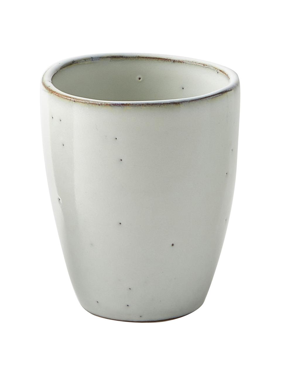 Tazza senza manico fatta a mano Nordic Sand 6 pz, Gres, Tonalità beige, tonalità grigie, Ø 8 x Alt. 10 cm, 250 ml