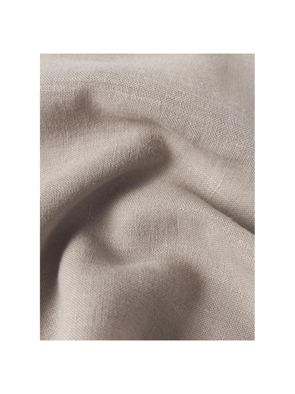 Funda de cojín de lino Lanya, 100% lino 

Por naturaleza, el lino tiene un tacto bastante tosco y un aspecto arrugado natural. La alta resistencia al desgarro hace que el lino sea resistente a la abrasión y duradero., Beige, An 40 x L 60 cm
