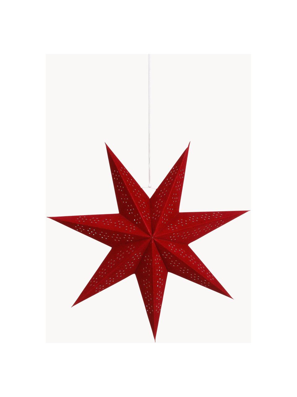 Gwiazda dekoracyjna Claudia, Papier, Czerwony, Ø 45 cm