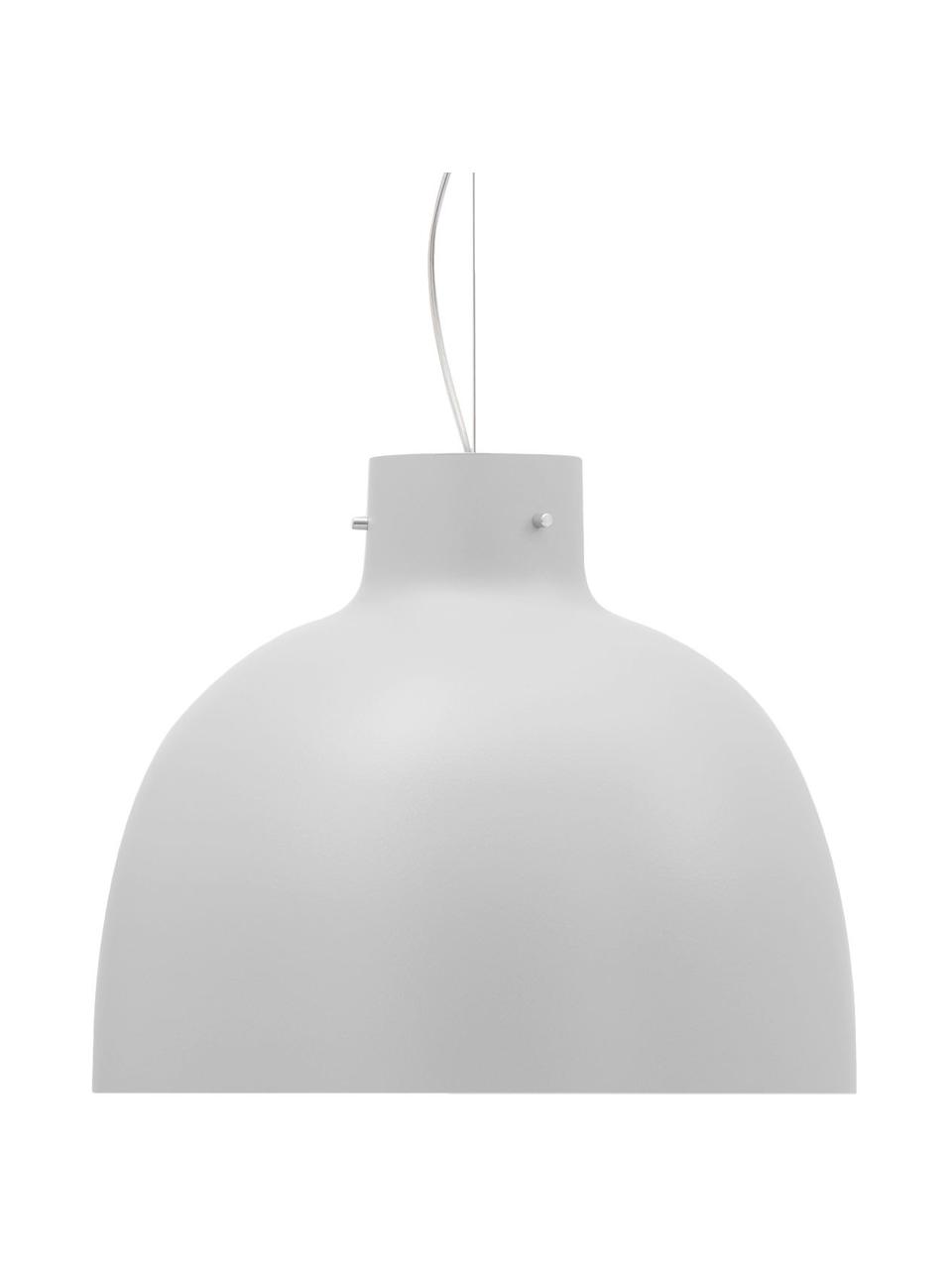 Grote hanglamp Bellissima, Kunststof, Wit, Ø 50 x H 41 cm