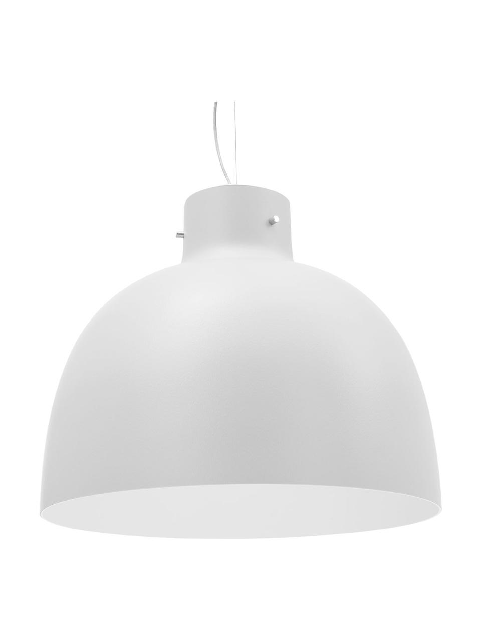 Velké závěsné svítidlo Bellissima, Umělá hmota, Bílá, Ø 50 cm, V 41 cm