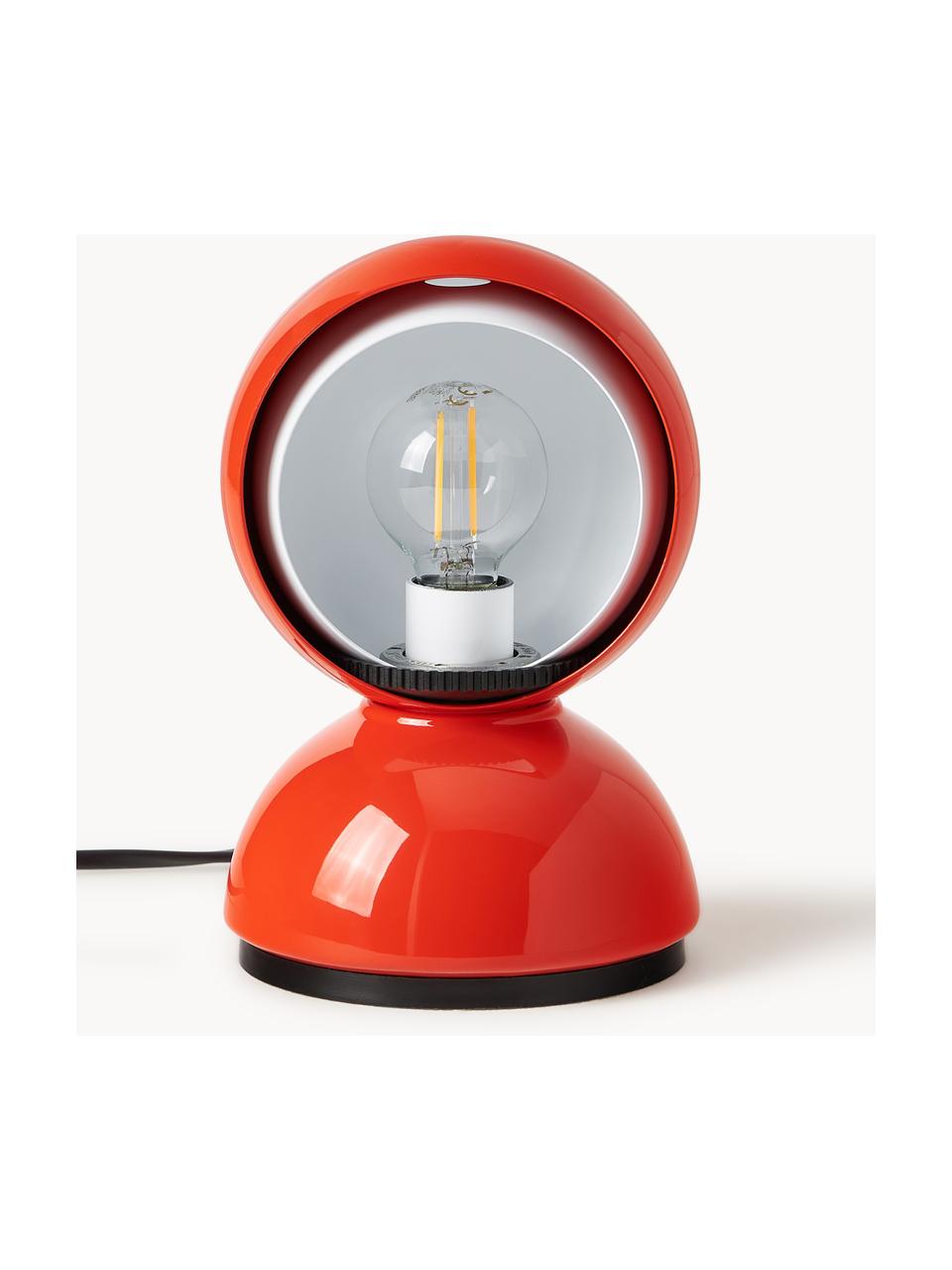 Tafellamp Eclisse, Lampenkap: polycarbonaat, technopoly, Frame: gecoat staal, Oranje, Ø 12 x H 18 cm
